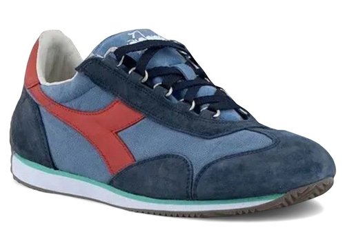 Diadora Equipe Stone Wash 12 - Bluestone/Bl Nights/Fiery Orange - 201.156988-C6683