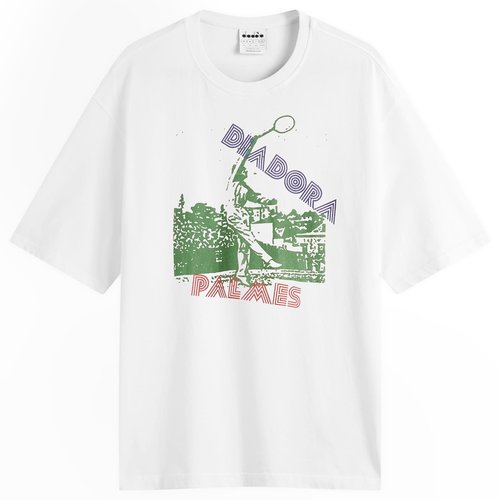 Diadora x Palmes Legacy T-Shirt - Optical White - 502.182427-20002