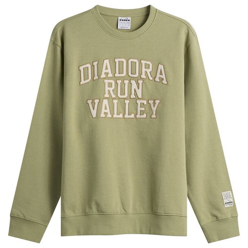 Diadora Run Valley Crew Sweatshirt - Sage Green - 502.182967-70396