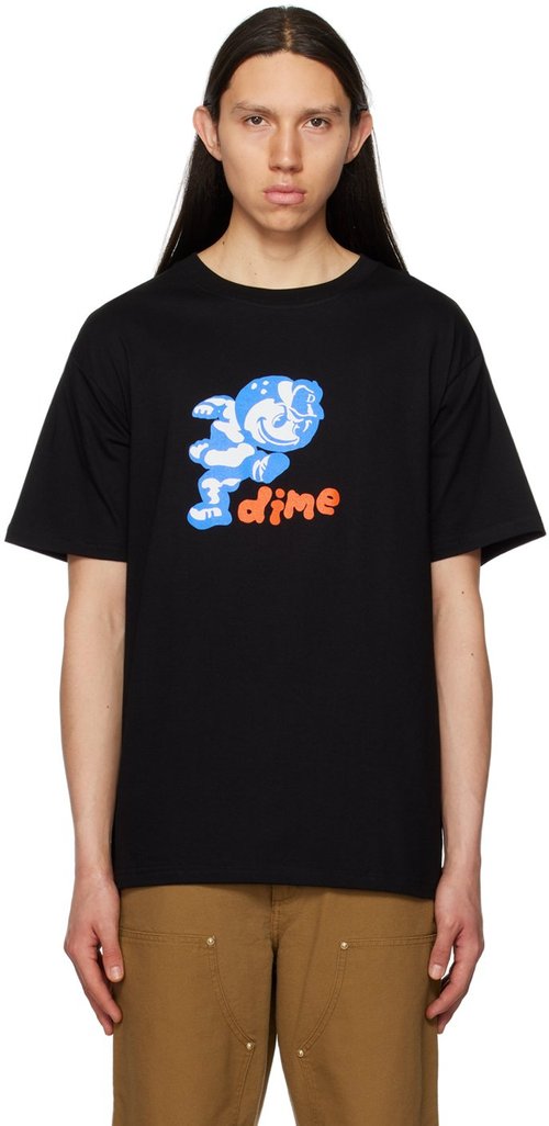 Dime Ballboy T-Shirt 'Black' - DIMESP2333BLK | Solesense