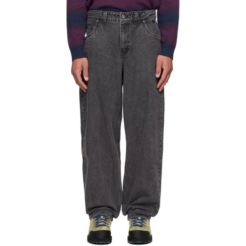 Dime Black Baggy Jeans - Knowtomatic Black - DIMEHO2516BLK