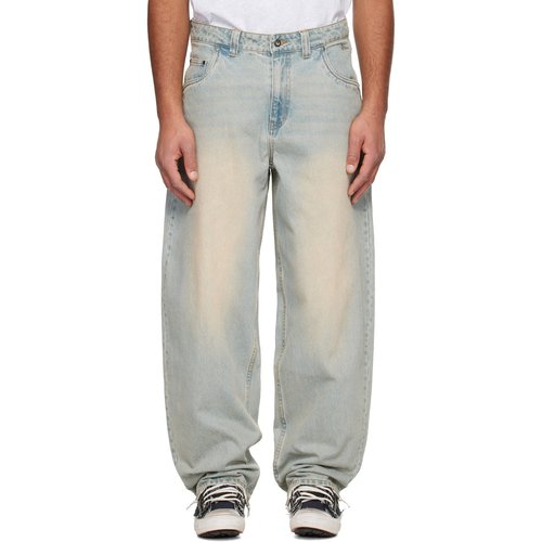 Dime Blue Baggy Jeans - Sandblasted Sky Blue - DIMEHO2516BLU