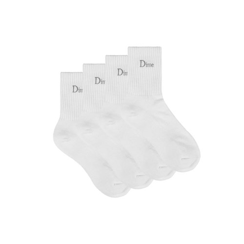Dime Classic 2 Pack Long Socks - DIMEFA2539WHT