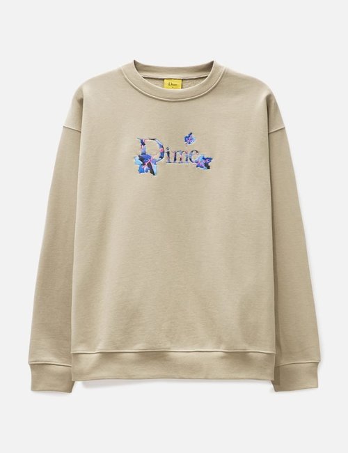 Dime Classic Leafy Crewneck Sand