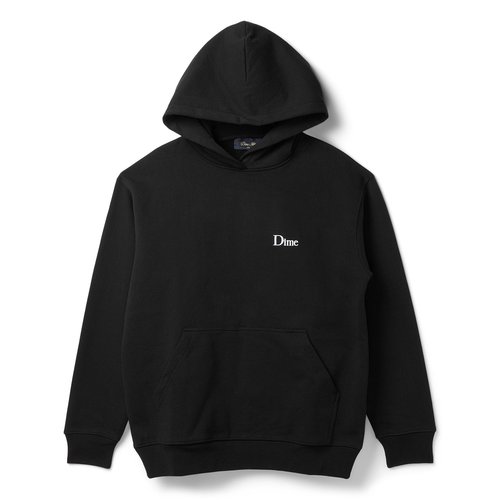 Dime Classic Small Logo Hoodie - DIMESP2537BLK