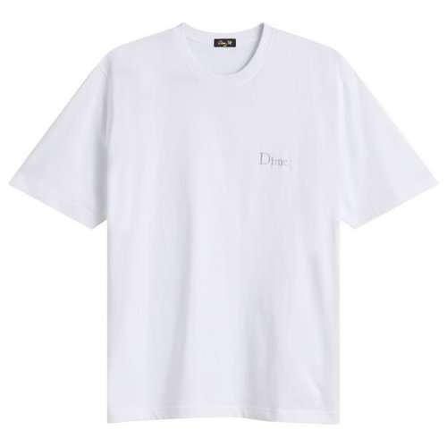 Dime Classic Small Logo T-Shirt - White - DIMESP2643WHT