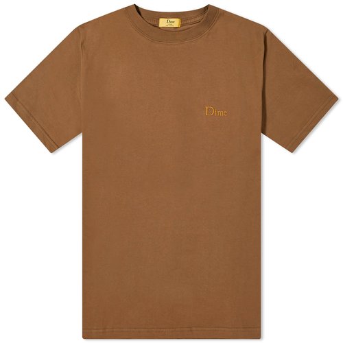 Dime Classic T-Shirt - Brown - DIME23D2F29BRW
