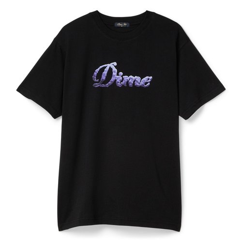 Dime Cursive Cloud T-Shirt - Black - DIMEFA2564BLK
