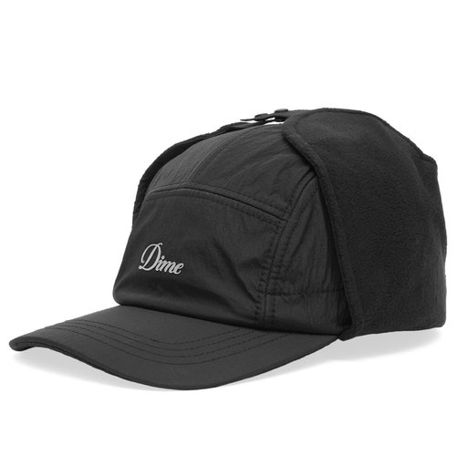 Dime Cursive Earflap Cap - Black - DIMEHO2522BLK
