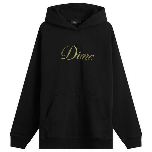 Dime Cursive Hoodie - Black - DIMEFA2556BLK