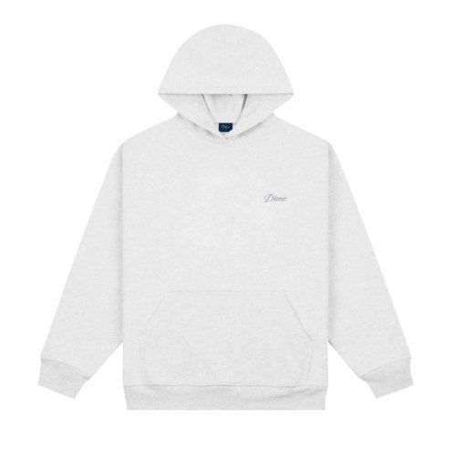 Dime Cursive Small Logo Hoodie - DIMESU2537ASH