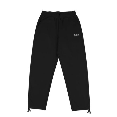 Dime Cursive Small Logo Sweatpants - Black - DIMEFA2546BLK