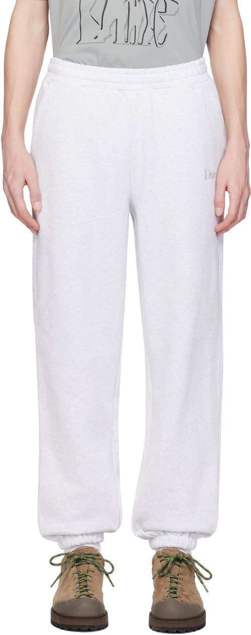 Dime Gray Classic Small Logo Sweatpants - Ash - DIMESP2539ASH