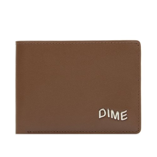 Dime Leather Bifold Wallet - Brown/Olive - DIMEFA2532BRW