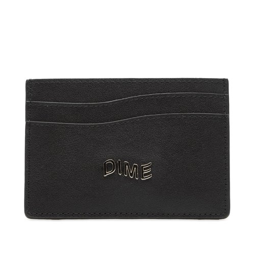 Dime Leather Card Holder - Black - DIMEFA2531BLK