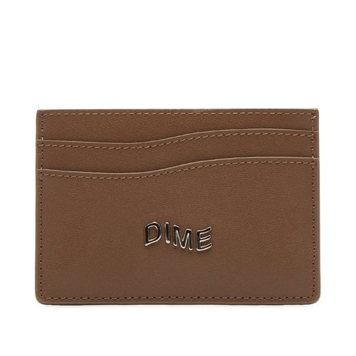 Dime Leather Card Holder - Brown - DIMEFA2531BRW