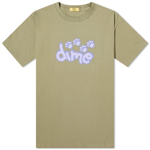 Dime Pawz T-Shirt - Army Green - DIME23D2F20GRN