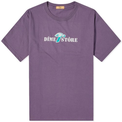 Dime Purple Reno T-Shirt - Dark purple - DIME23D2F21PUR