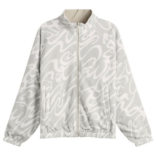 Dime Reversible Chilling Fleece Jacket - Granite/Bone - DIMESP264GRA