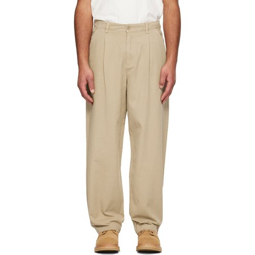 Dime Taupe Baggy Chino Trousers - Light Khaki - DIMEHO2519KHA