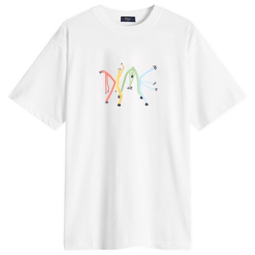 Dime Tubeman T-Shirt - White - DIMEHO2456WHT