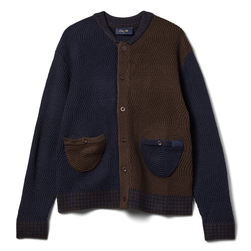 Dime Wave Knit Cardigan - DIME2SP253NVY