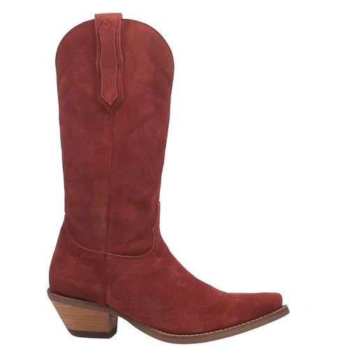 Dingo Out West Tall Embroidered Snip Toe Pull On Cowboy Boots - Red - D.920