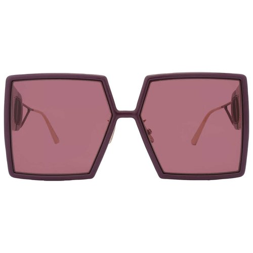 Dior 30MONTAIGNE SU Burgundy Square Ladies Sunglasses CD40030U 60D0 58 - Red - CD40030U60D0588.0000X6.0000X4.0000