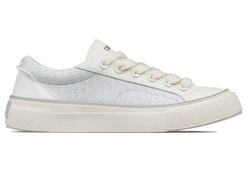 Dior B33 Sneaker White Smooth Calfskin Oblique Jacquard - White Smooth Calfskin And Dior Oblique Jacquard - 3SN303ZYS_H068