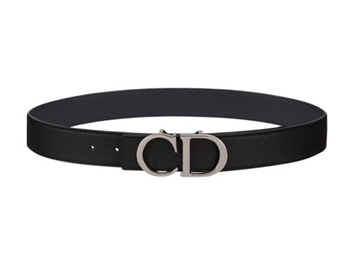 Dior Belt Reversible CD Icon - Black/Blue