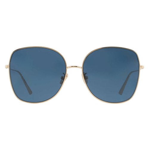 Dior Butterfly Ladies Sunglasses CD40069U 10V 59 - Blue/Gold Tone - CD40069U10V598.0000X6.0000X4.0000