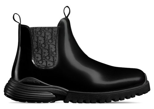 Dior Combat Chelsea Boot - Black - 3BO354ZJQ_H969