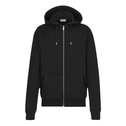 Dior Cotton Flannel Zipper Sports For - Black - 013J200A0531-C989