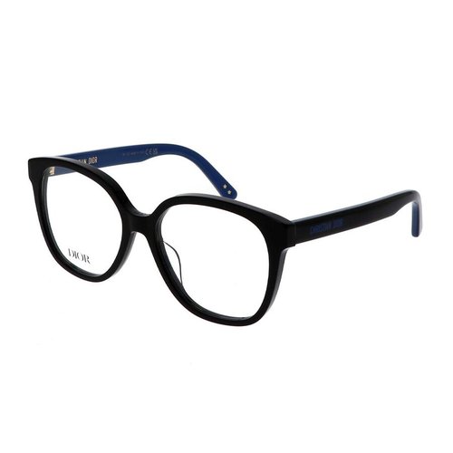 Dior Demo Square Ladies Eyeglasses CD50076I 001 56 - Black - CD50076I00156