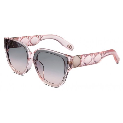 Dior LADY 95.22 R3I Gradient Smoke Butterfly Ladies Sunglasses CD40164I 72B 64 - Blue/Pink - CD40164I72B64