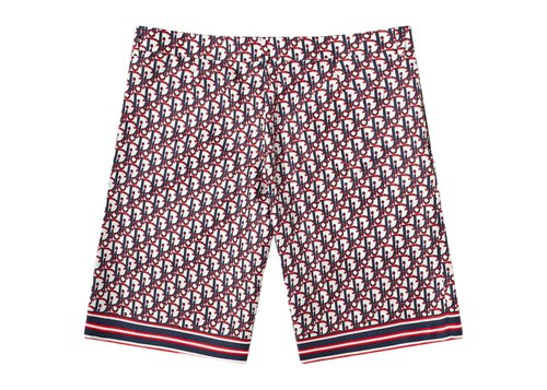 Dior Oblique Twill Shorts - White - 013C121A4751