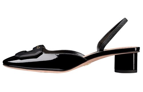 Dior Patent Leather Round Toe Chunky High Heel 3.5cm - KCB828VCA_S900