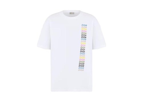 Dior Printed Logo T-Shirt - White - 413J696A0817085