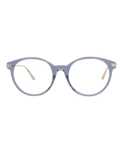 Dior RoundFrame Acetate Optical Frames - Blue Gold Transparent (Cd50040I/52/084)