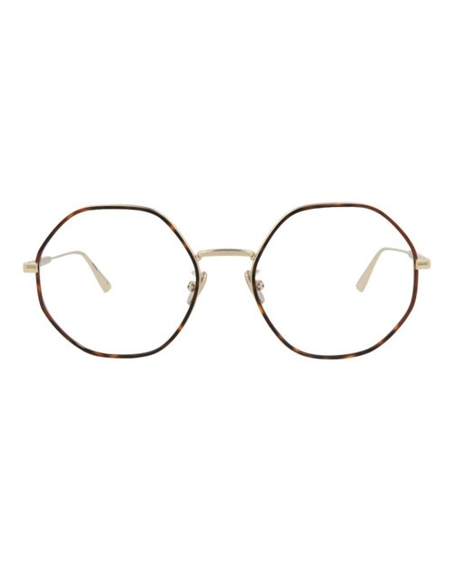 Dior RoundFrame Metal Optical Frames - Gold Gold Transparent (Cd50019U/55/030)