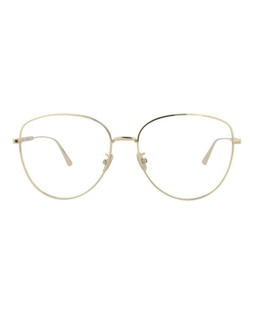 Dior RoundFrame Metal Optical Frames - Gold Gold Transparent (Cd50031U/58/032)