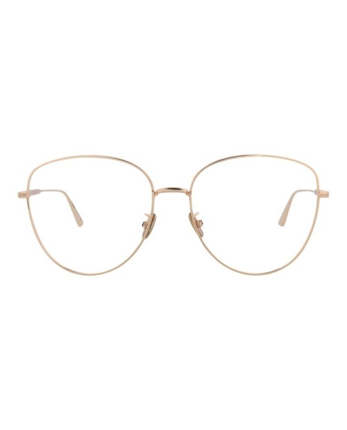 Dior RoundFrame Metal Optical Frames - Gold Gold Transparent (Cd50031U/58/029)