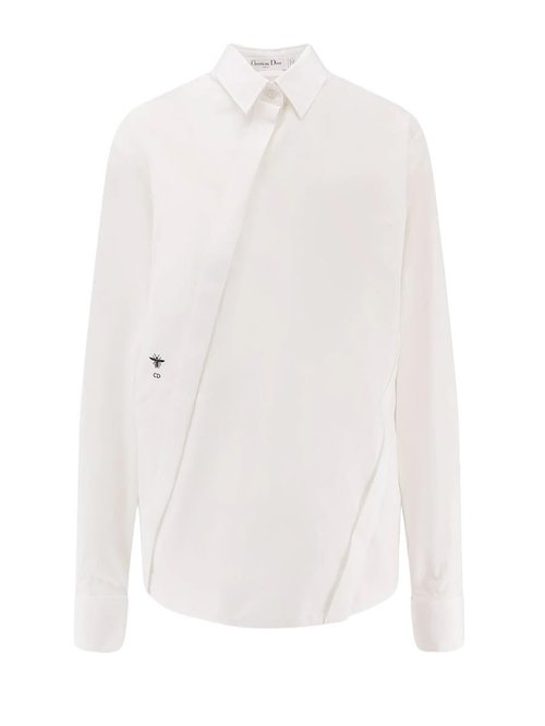 Dior Shirt With Asymmetrical Closure - 541B82A3356_0100