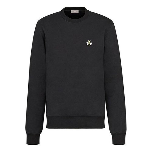 Dior Small Bee Embroidered Pullover - Black - 933J612-A0531-982