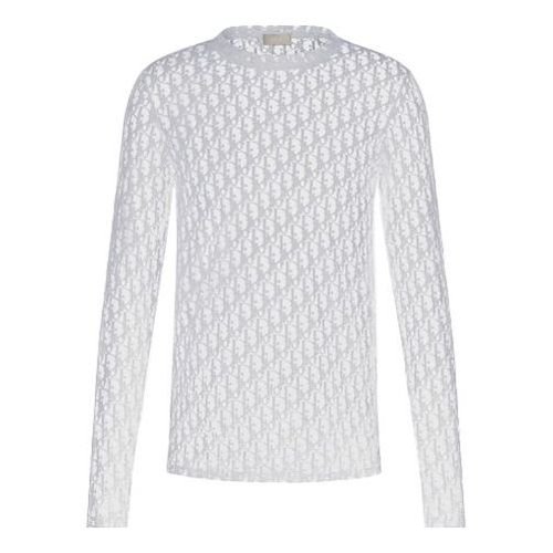 Dior SS21 Cotton Painting Print For - White - 183J655A0537-C080