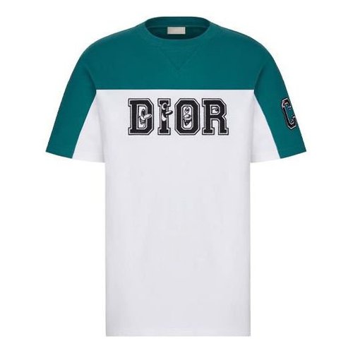 Dior x KENNY SCHARF Crossover SS21 Knit Colorblock Short