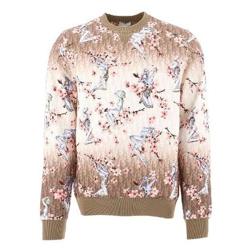 Dior x Sorayama All Over Graphic Print Sweatshirt M - Brown - 933J601A0573-184