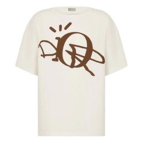 Dior x Travis Scott Cactus Jack Oversized T-Shirt - White - 283J632A0752-C081