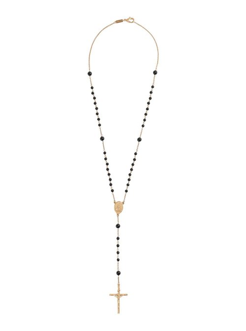 Dolce & Gabbana Gold Cross Pendant Necklace With Claw Clasp Closure On The Back For - WNP7S2W1111N0011