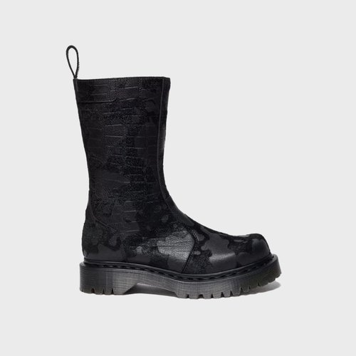 Dr. Martens Regena Emboss Hair On Boot - Black - 41.53001